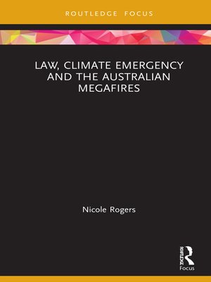 cover image of Law, Climate Emergency and the Australian Megafires